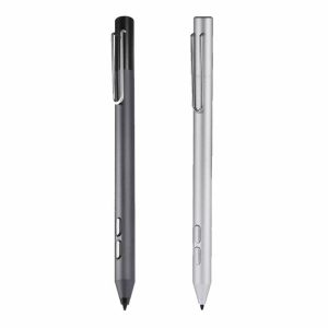 Tablets Accessories |  Pen with 4096-Level Pressure Sensitivity for Surface Pro 7 6 5 4 3 Computer & Office Silver/Dark Blue