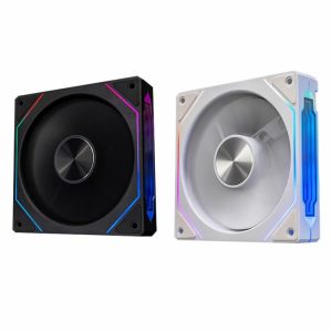 Fans & Cooling |  120mm PC Case Fan Infinite Mirror Effect 5V 3Pin ARGB 4Pin PWM Case Cooler Fan Computer & Office Black/White