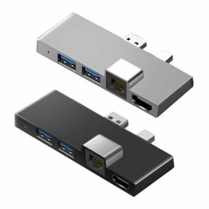 Cables & Connectors |  For Surface Pro 4/5/6 Docking Station 6 in 1 Hub with HDMI Compatible RJ45 Cables & Connectors Cables & Connectors