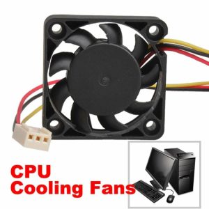 Internal Accessories |  3 Pin 40mm Computer CPU Cooler Cooling Fan PC 4cm 40x40x10mm DC 12V Computer & Office Black