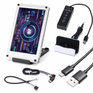 PC Power Supplies & Tools |  Dual USB 3.5 inch IPS CPU GPU RAM HDD Monitor Secondary Screen for Windows Linux Computer & Office PC Power Supplies & Tools